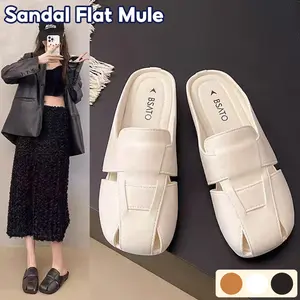 Sandal Wanita / Sandal Wanita Korean Style / Sandal Cewek / Sandal Anti Slip Wanita / sandal wanita terbaru / Sandal Selop Wanita