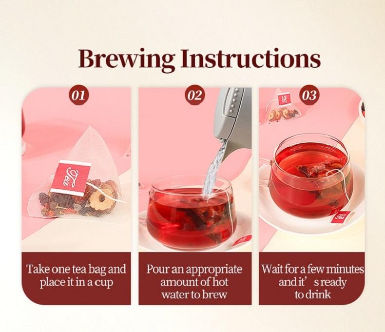 Teh Murbei Goji Hitam & Kurma Merah - Teh Herbal Penambah Tenaga Alami, Bantu Atasi Capek, Lelah & Kurang Stamina Karena Begadang atau Kerja Keras, 100% Bahan Premium, Praktis 1 Paket Langsung Seduh!