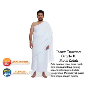 Kain Ihram Pria Dewasa Grade B Ihram Dewasa Tebal Kain Ihrom Dewasa