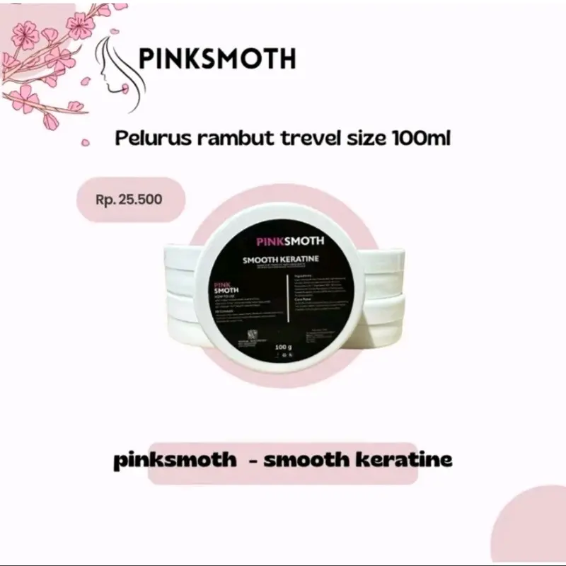 PINK SMOOTH KERATIN PELURU RAMBUT, PERAWATAN RAMBUT/PINK SMOOTH ( COD) Smoothing Bersihkan Haircare 0