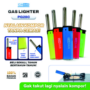 Caisar PG28C Alat Pemantik multifungsi Tahan Lama & Aman untuk Kegiatan di Rumah & Outdoor - Bahan Premium