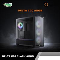 Gambar OCYPUS DELTA C70 ARGB BLACK ( INCLUDE 4 FAN DELTA F12 ARGB ) dari eMedia Jogja Kab. Sleman 1 Tokopedia