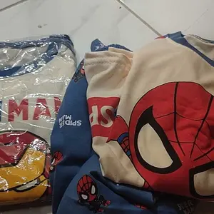baju tidur setelan baju anak panjang karakter superhero IRON-MAN