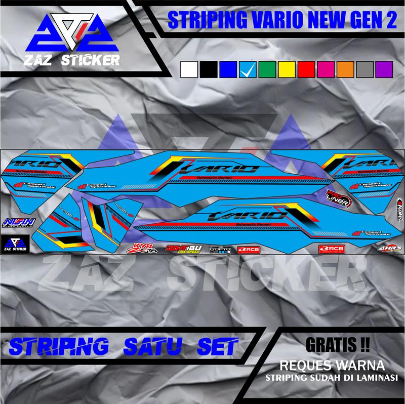 Product Introduction of Zaz Sticker Striping Vario New Gen 2 Design Motif 13 21