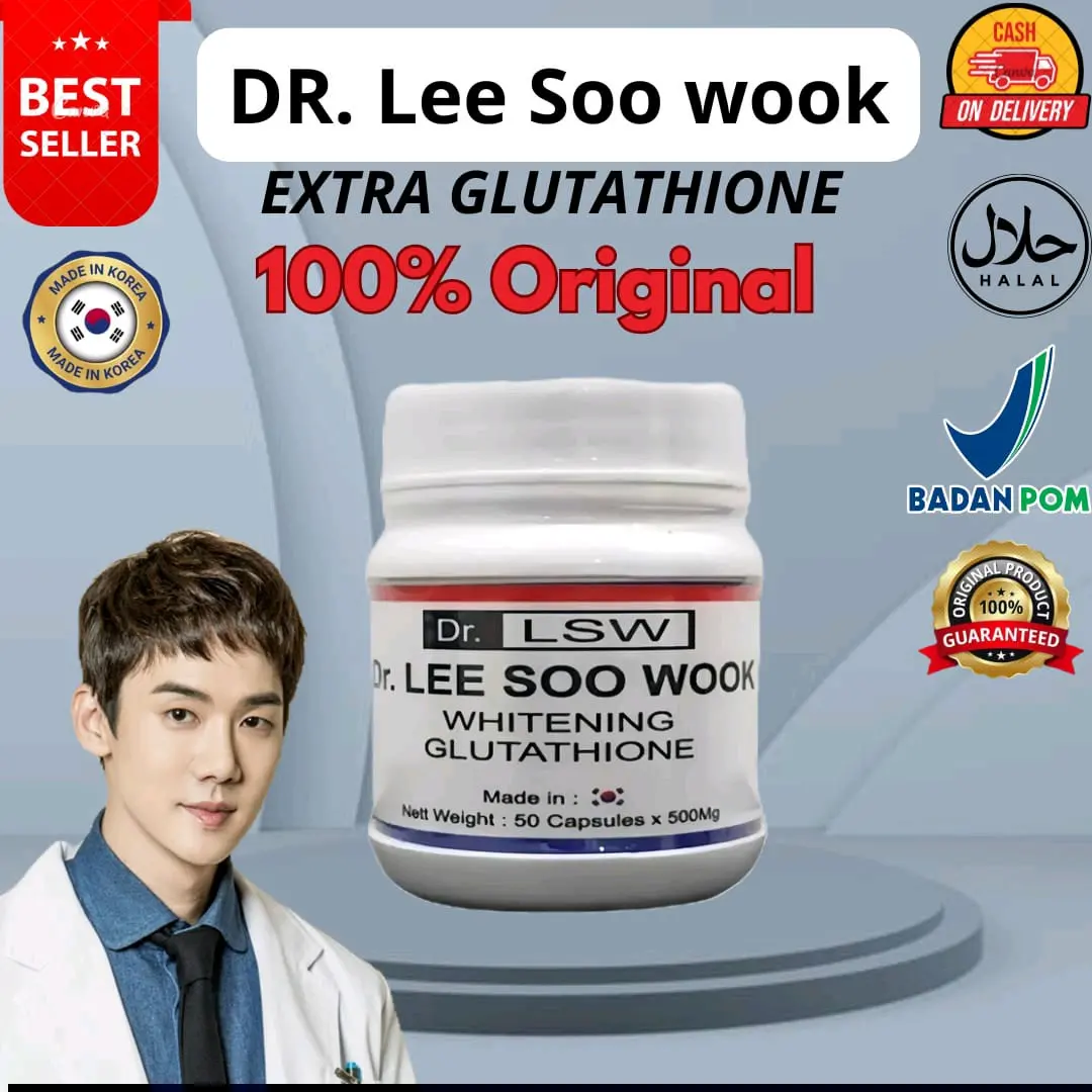 Suplemen Pemutih Kulit Dr.LSW Glutathione Asli 100% - 50 Kapsul