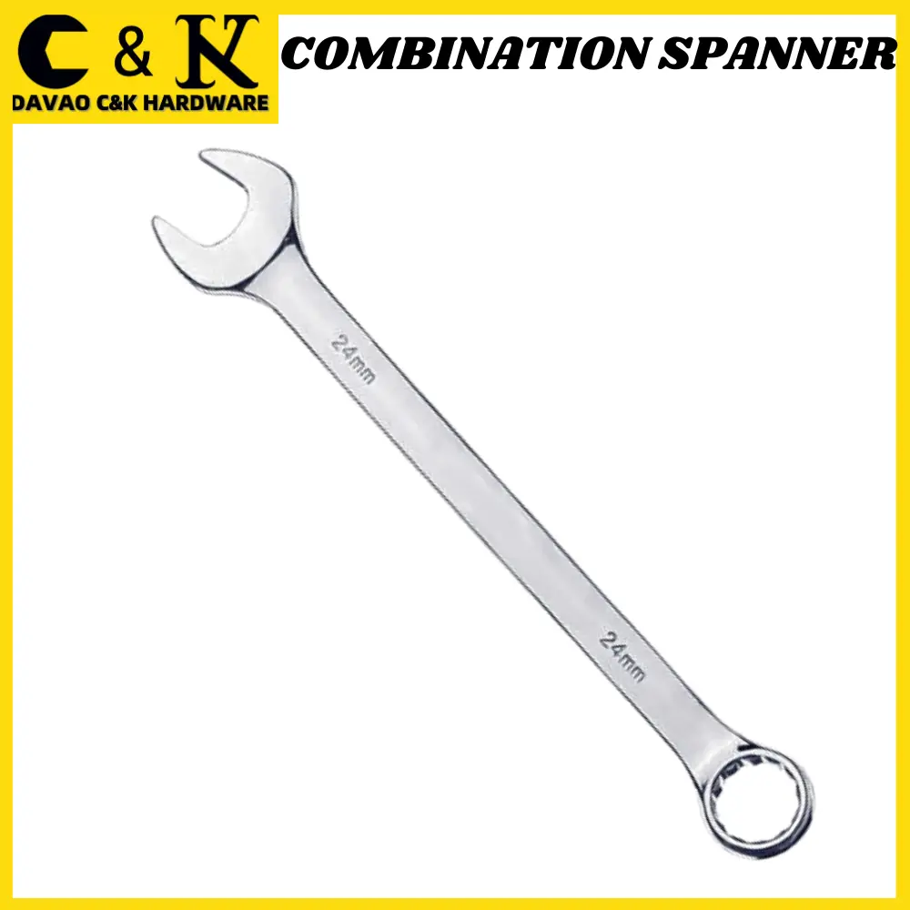 [CK05-03] Cr-V Combination Spanner, Dual Purpose Wrench (6-32mm, Mirror Finish, Chrome Vanadium Repair Tool)