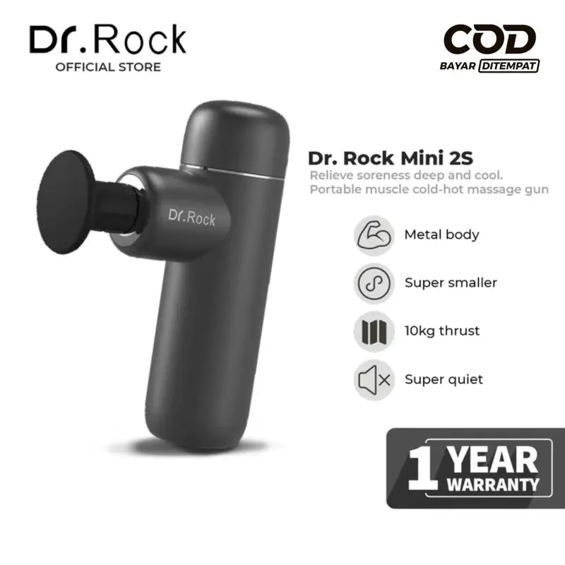 [COD] Dr. Rock Mini 2s Portable Massage Gun / Alat Pijat Elektrik 0