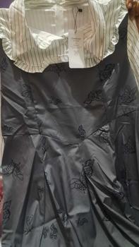 Product Review of FADFAD[ready stock] Gaun Wanita Motif Bergaris Rok Panjang Berkerah Lengan Panjang Gaya Kasual from G**e 0