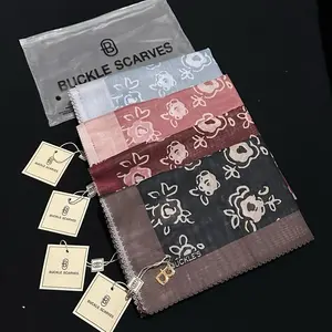BUCKLE SCARVES POUCH | HIJAB MOTIF SEGIEMPAT KEMASAN POUCH