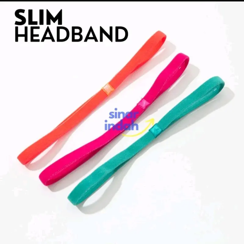 Mini HairBand Sport Anti Slip Sport Headband ikat Kepala Olahraga Yoga Unisex Bandana 4
