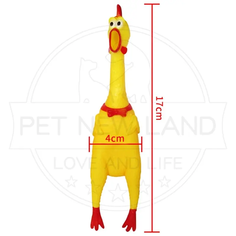 Mainan Kucing Anjing Ayam Karet Anti Sobek Screaming Chicken Pet Toys Mainan Hewan 8