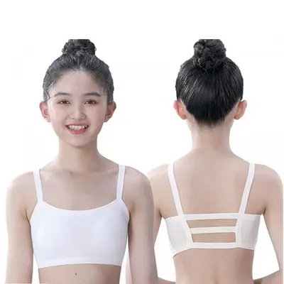 Áo Ngực Áo Ống Ngực Cho Bé Gái, Thiếu Niên, Trẻ Em, Học Sinh, Loại Vest, Mỏng Và Thoáng Khí, Đồ Lót Cotton Thoải Mái, Thích Hợp Cho Mùa Hè