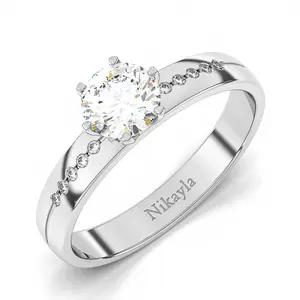 Nikayla Jewelry - Cincin Perak Silver 950 - Single Ring
