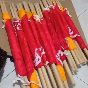 Sepasang(2 bendera + 2 tongkat) Bendera Semapur Semaphore Bendera Pramuka Smaphore