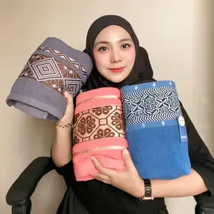 PAKET ISI 3 HANDUK DEWASA BAHAN KATUN WARNA RANDOM Ukuran 70 x 140 cm Lembut dan Serap air, Seserahan, Hampers, Kado, Souvenir