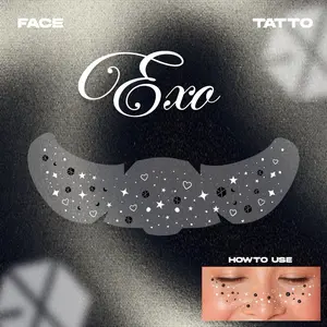 FRECKLES MAKE UP FACE TATO TEMPORER | STIKER WAJAH EXO