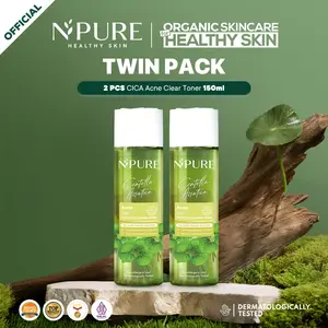 [CREATOR EXCLUSIVE] NPURE Acne Face Toner 150 ml / Toner Kulit Berjerawat / Hydrating Toner Mencerahkan Wajah  Beruntusan Komedo Kotoran