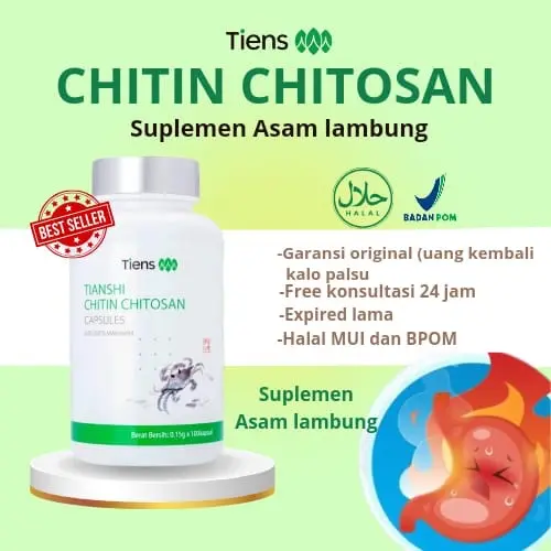 Chitin Chitosan Solusi Asam Lambung/GERD - Obat Herbal Alami
