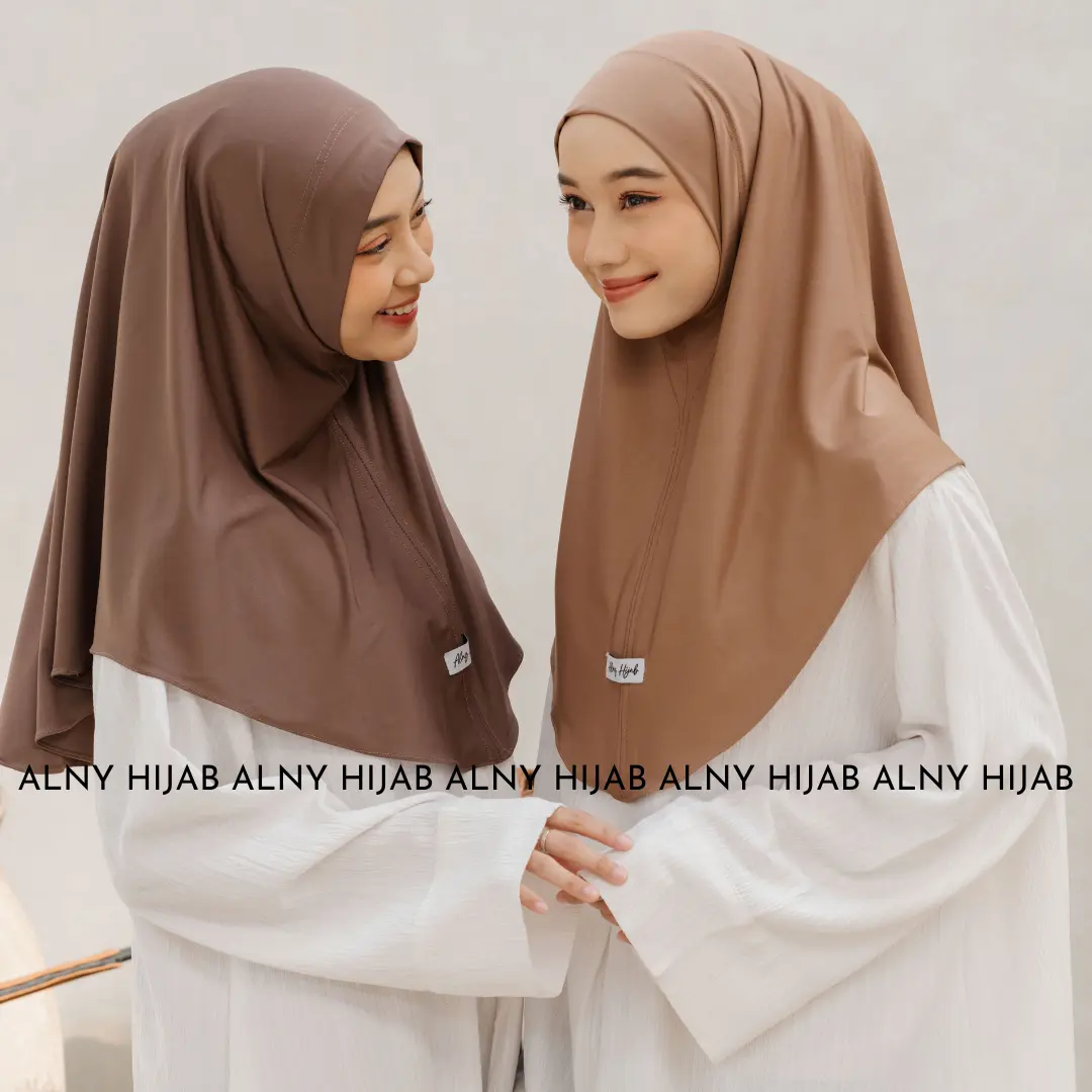 Daily Hijab Instan Size L Jilbab Instan Non Pet Bergo Non Pet Antem Matt Jersey Premium