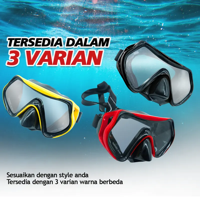 Kacamata renang Snorkeling PVC Alat latihan Selam Snorkel Diving Kacamata Diving Speeds Scuba Mask 017-2300 6