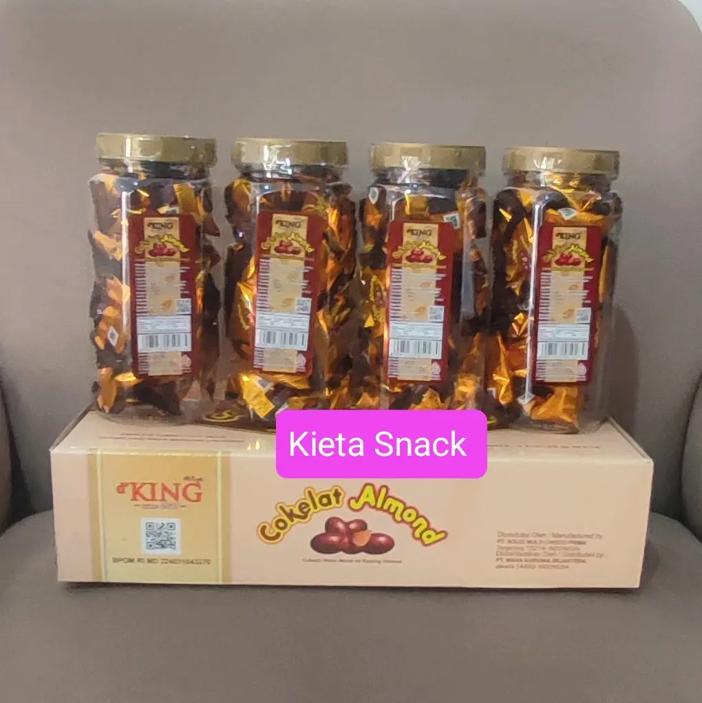 [Flash Sale] Paket Reseller Coklat DKing Almond 1 dus isi 4 botol @40pcs