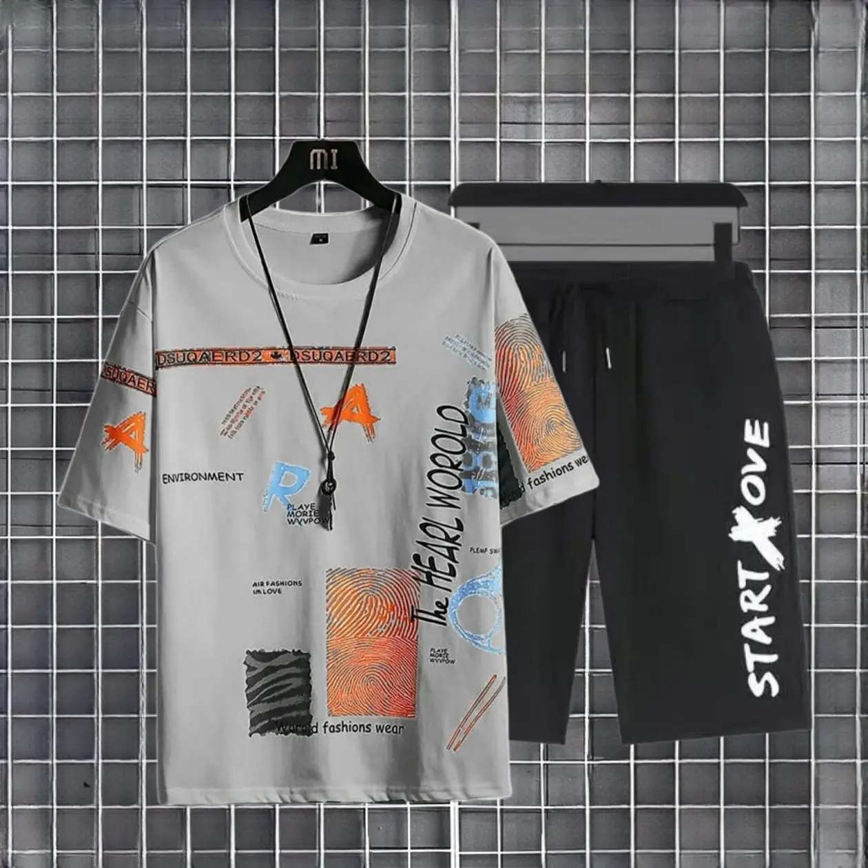 SETELAN OVERALL PRIA ONESET STELAN COWOK JUMBO SET PRIA TERLARIS T-SHIRT DAN CELANA CARGO SET PRIA MOTIF SABLON LABAIshop-AZOF