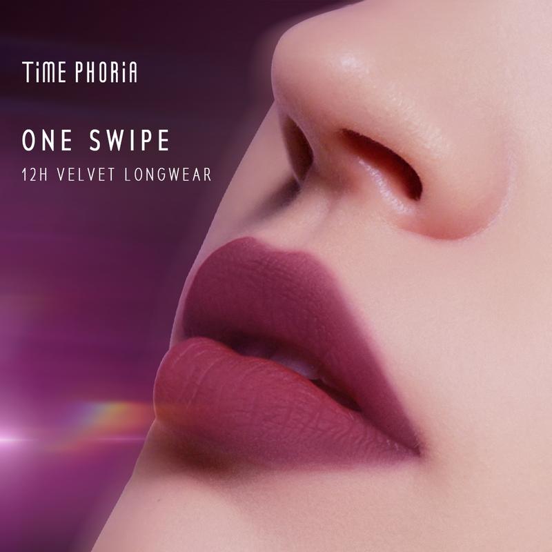 【NEW】TIMEPHORIA-MORE COLORS 2 PCS STELLAR DUST LIP STAIN 5ML+Nebula Velvet Lip Cream  | Dual-Effect Velvet Staining Lip Set，bold, lightweight, long-lasting color. silky smooth, 12-hour wear Lipstick Lipstick 7