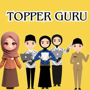 (ISI 5 PCS) TOPPER GURU/TOPPER BUKET GURU/ TOPPER HARI GURU UKURAN 13 CM