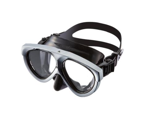Diving Mask Gull Mantis 5 Black Silicone MT Silver