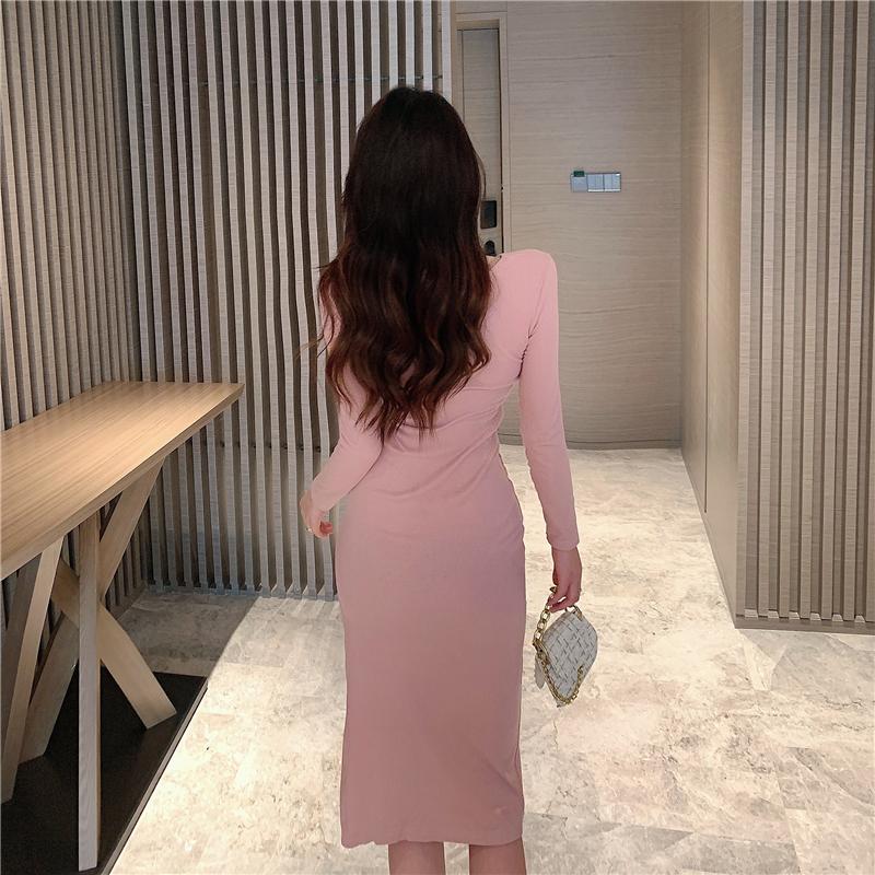 Product Introduction of Váy Dài Đáy Phong Cách Nữ Thần Thanh Lịch, Gợi Cảm, Rỗng, Xẻ Tà, Dáng Ôm 24