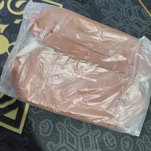 Storage Bags Tas Make Up Pouch Travel Organizer Kosmetik PU Premium – Multifungsi  Waterproof Storage box/Pink/Coklat/Krim/Hitam