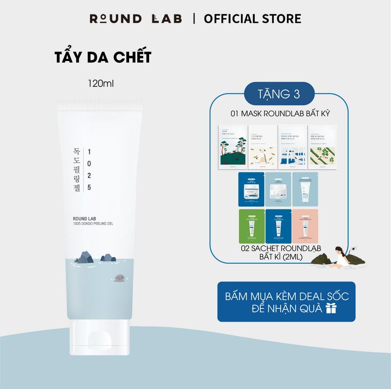 Gel Tẩy Tế Bào Chết Round Lab 1025 Dokdo Peeling Gel 120ml