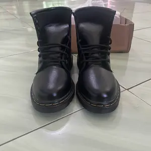 Mr.Jonsrawk Original Sepatu Boot Pria Leather Shoes Clasic Model Boots High 8 Hole Kerja