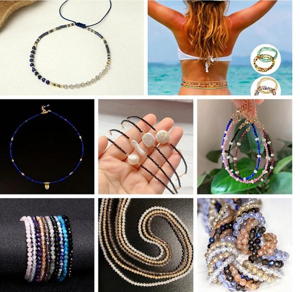 Product Introduction of Hạt Đá Quý Mã Não Đỏ, Bán Buôn, Hạt Rời Nhỏ Nhiều Mặt, Hạt Tự Làm, Thích Hợp Để Làm Đồ Trang Sức, Thiết Kế, Vòng Tay Thủ Công, 15 Inch, Có Kích Thước 2/3 / 4mm 34