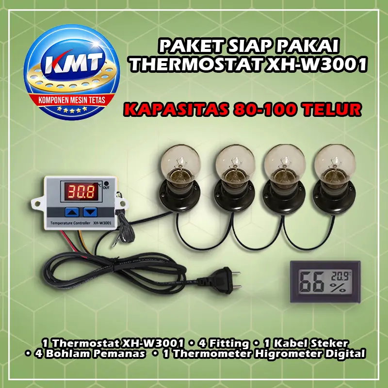 Paket Siap Pakai XH THD 4P Thermostat Termostat Pemanas Thermo-Hygrome