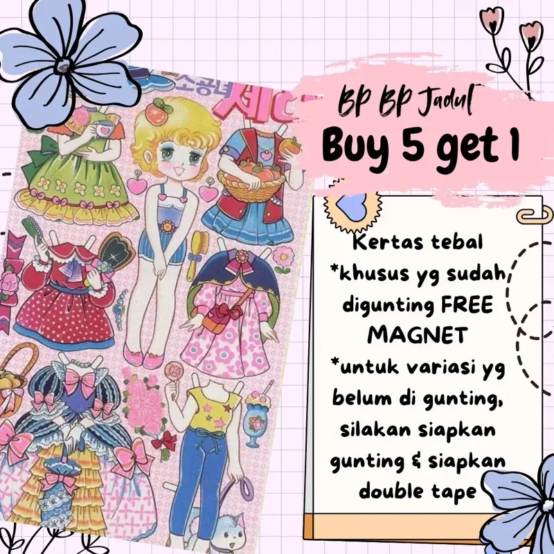 PAPERDOLL BP BPAN PAPER DOLL ORANG ORANGAN KERTAS MAINAN KERTAS BEPE BEPEAN KERTAS 3