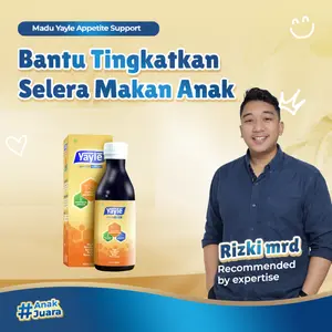 Yayle Appetite Support 120ml & 200ml - Madu Teman Makan Si Kecil