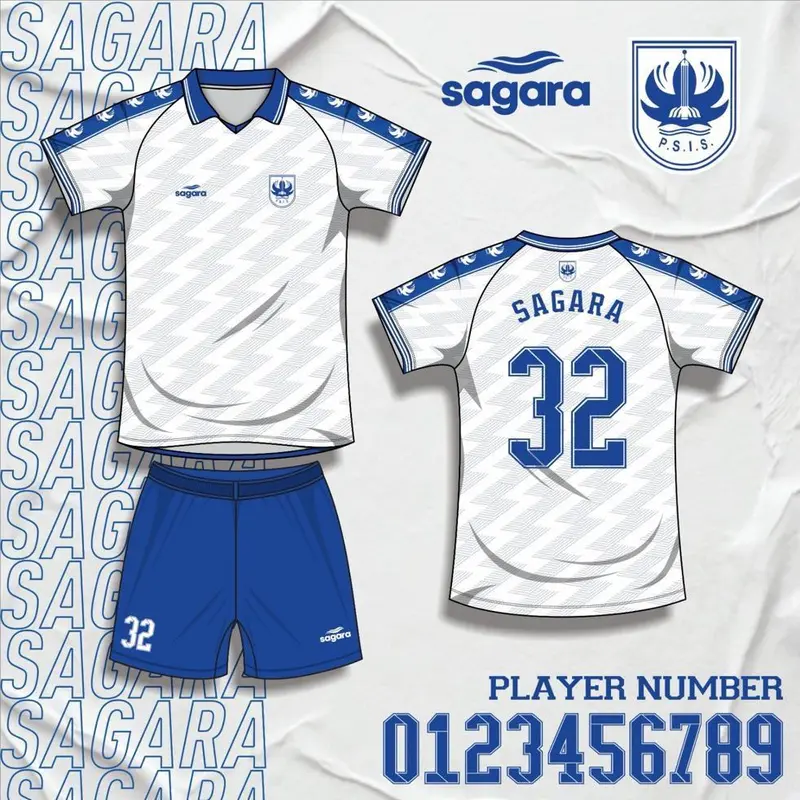 Jersey Fantasy PSIS (Atasan) - Full Printing, Milano Premium 1