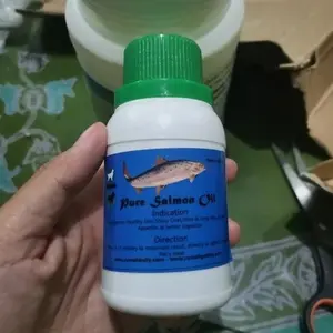 Pure Salmon Oil 120ml / Minyak Ikan Murni – Dog Cat Vitamin Supplement
