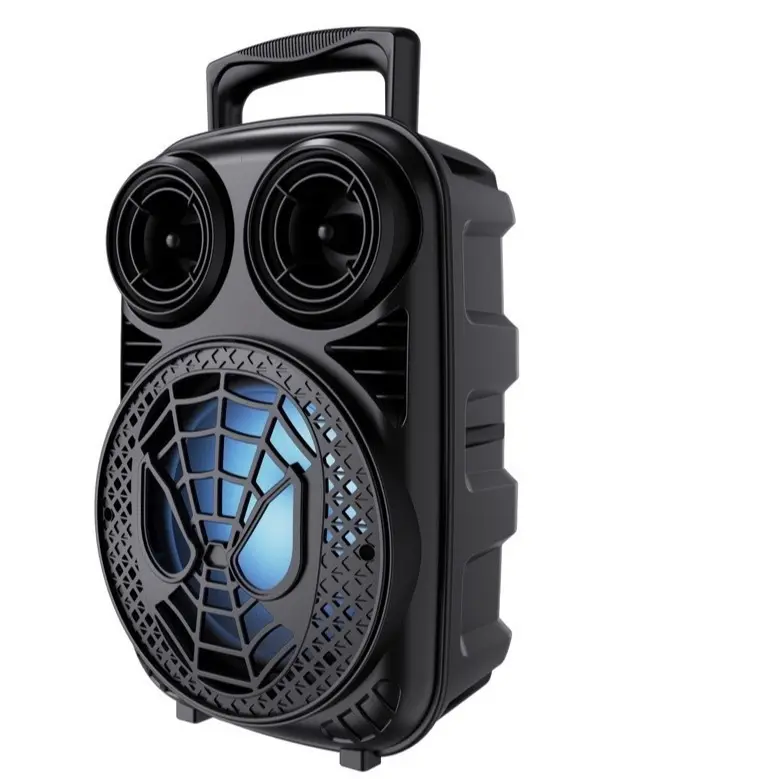 3396 - Speaker Bluetooth Karaoke Motif Spiderman Free Microphone Series 6.5Inc 2