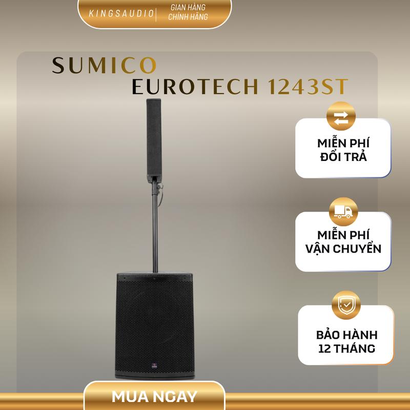 Loa Column Active Sumico EUROTECH 1243ST - Loa Cột Sân Sấu Biểu Diễn Chuyên Nghiệp Bluetooth