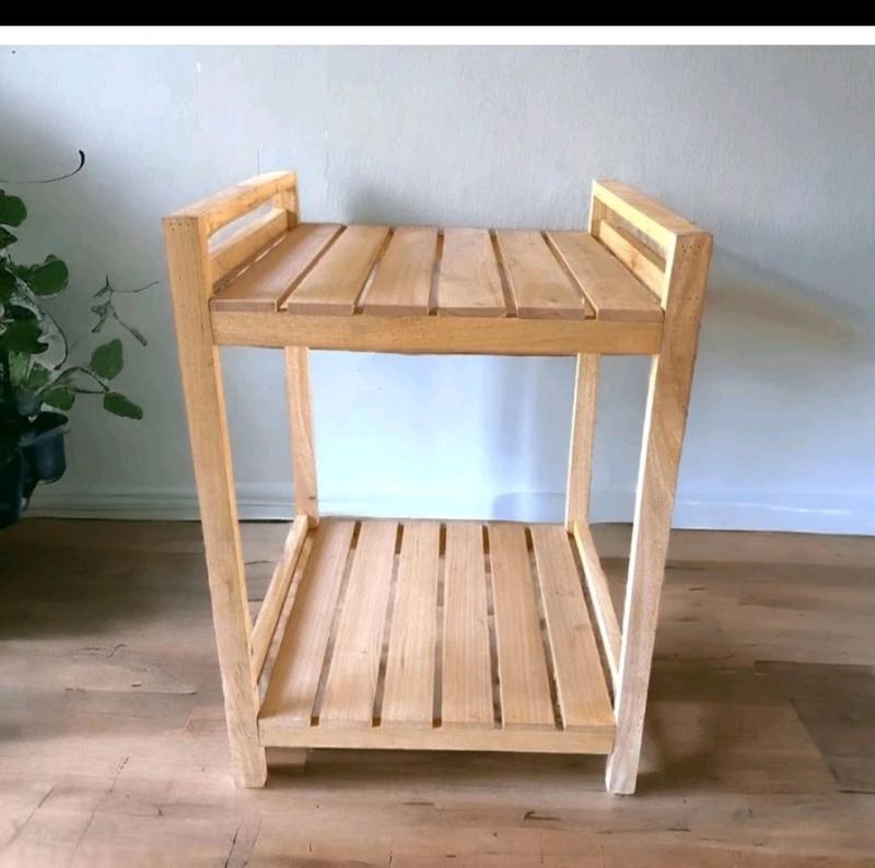 Rak kompor 1 tungku rak kompor 70cm kayu kokoh Buah 1
