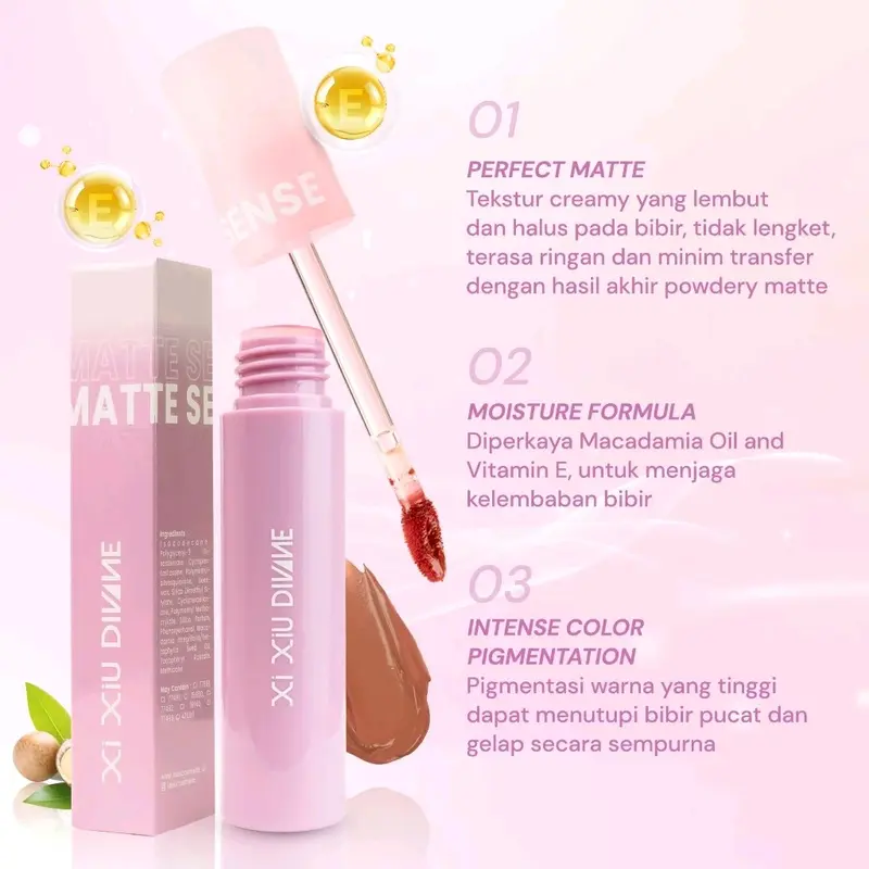 Xi Xiu Divane Lip Matte Sense 2