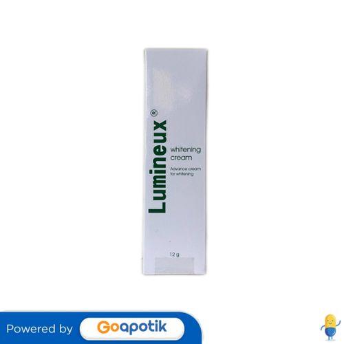 Gambar LUMINEUX WHITENING CREAM 12 GRAM TUBE dari Apotek MD Farma by GoApotik Kota Administrasi Jakarta Utara Tokopedia