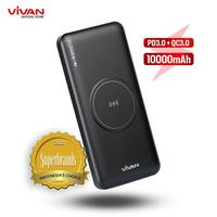 Gambar LIVE VIVAN Powerbank 10000 mAh VPB-W11 Wireless 3 Output Fast Charging 20W PD Support Semua Type Smartphone-Garansi 1 Tahun Baterai - Black dari vivanindonesia Kab. Tangerang 2 Tokopedia