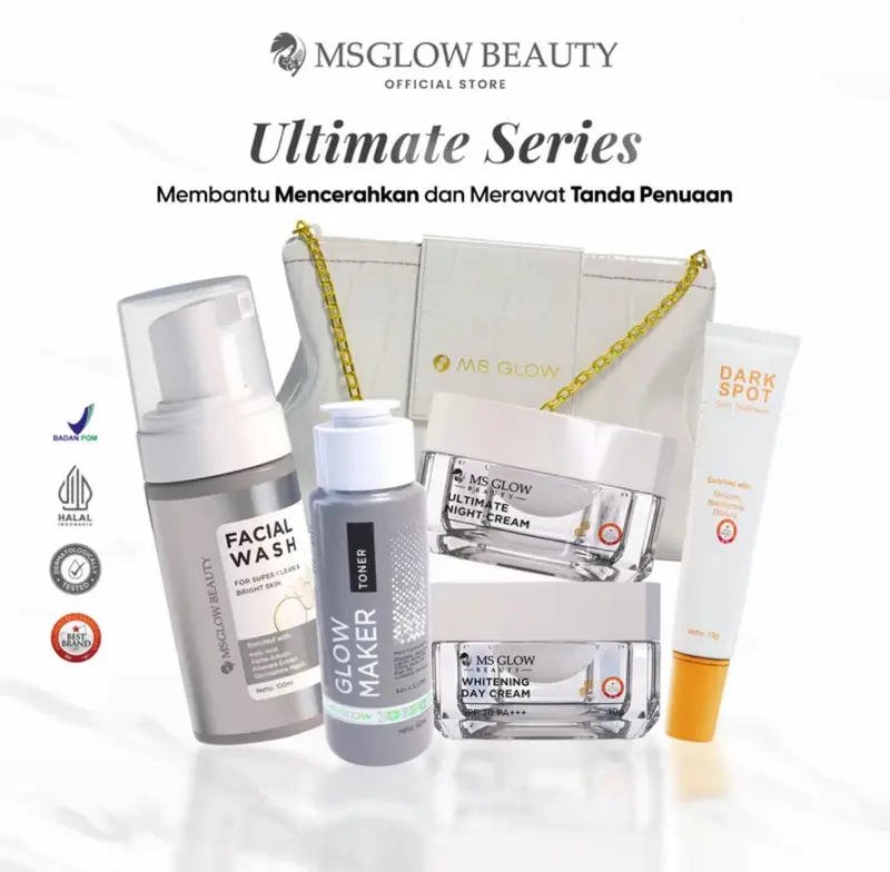 MS GLOW - PAKET WAJAH FREE SPOT TREATMENT 3