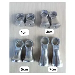 Sepasang Anting peninggi skok pangkon shock belakang motor bebek drat 12 dan 14 tinggi 3,5,6,8 cm High Quality Peninggi Pangkon Shock Belakang Bebek Fiz-R Supra Kharisma Vega Jupiter Dll