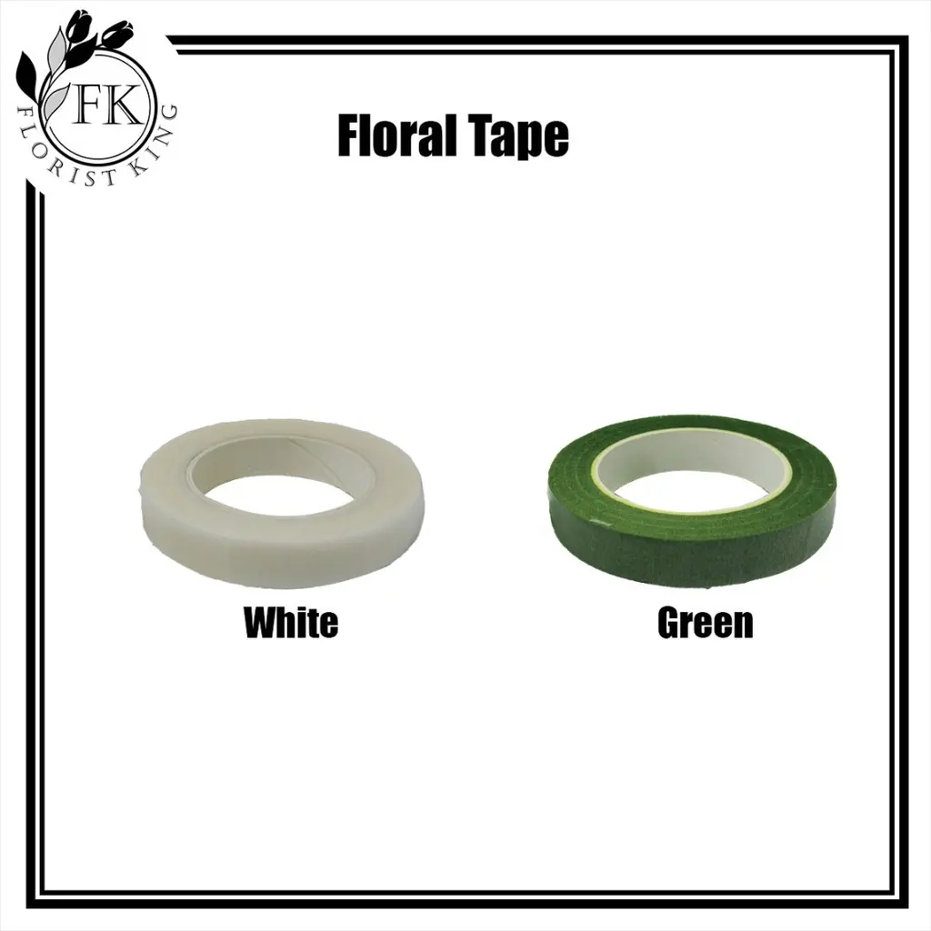 [Ready Stock] Flora Tape | Pelilit Bunga | Tape Bunga | Deko bunga | Pembalut lidi | Flower Tape | Solatip Flower |1 pcs