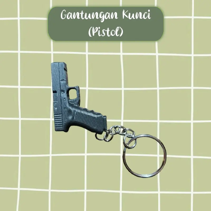 Gantungan Kunci Mini Hitam 0
