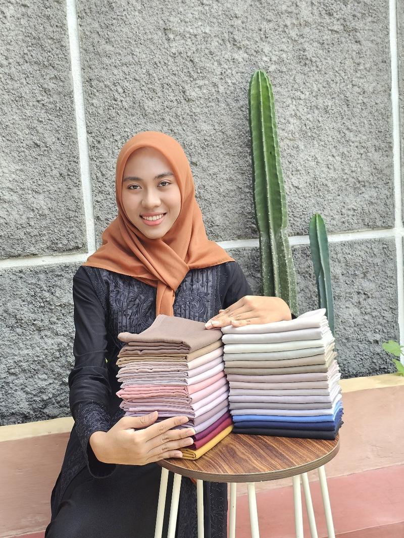 Product Introduction of PARIS JAPAN PREMIUM BY MH Muslim Jilbab Segi Empat 3